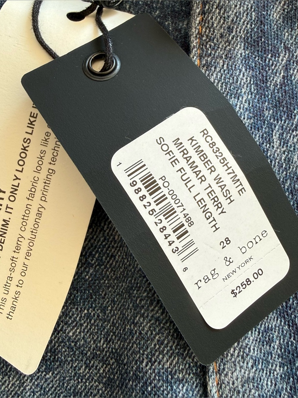 rag & bone Miramar Sofie Wide-Leg Women’s Jeans Kimber 28 NEW - Picture 4 of 10
